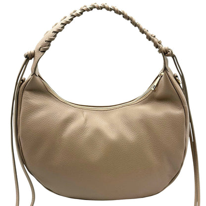 Selviana Cow Leather Hobo Bag - Made In Italy