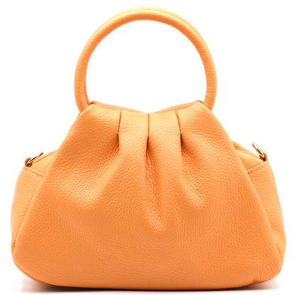 Velmora Italian Leather Top Handle Bag - Made In Italy