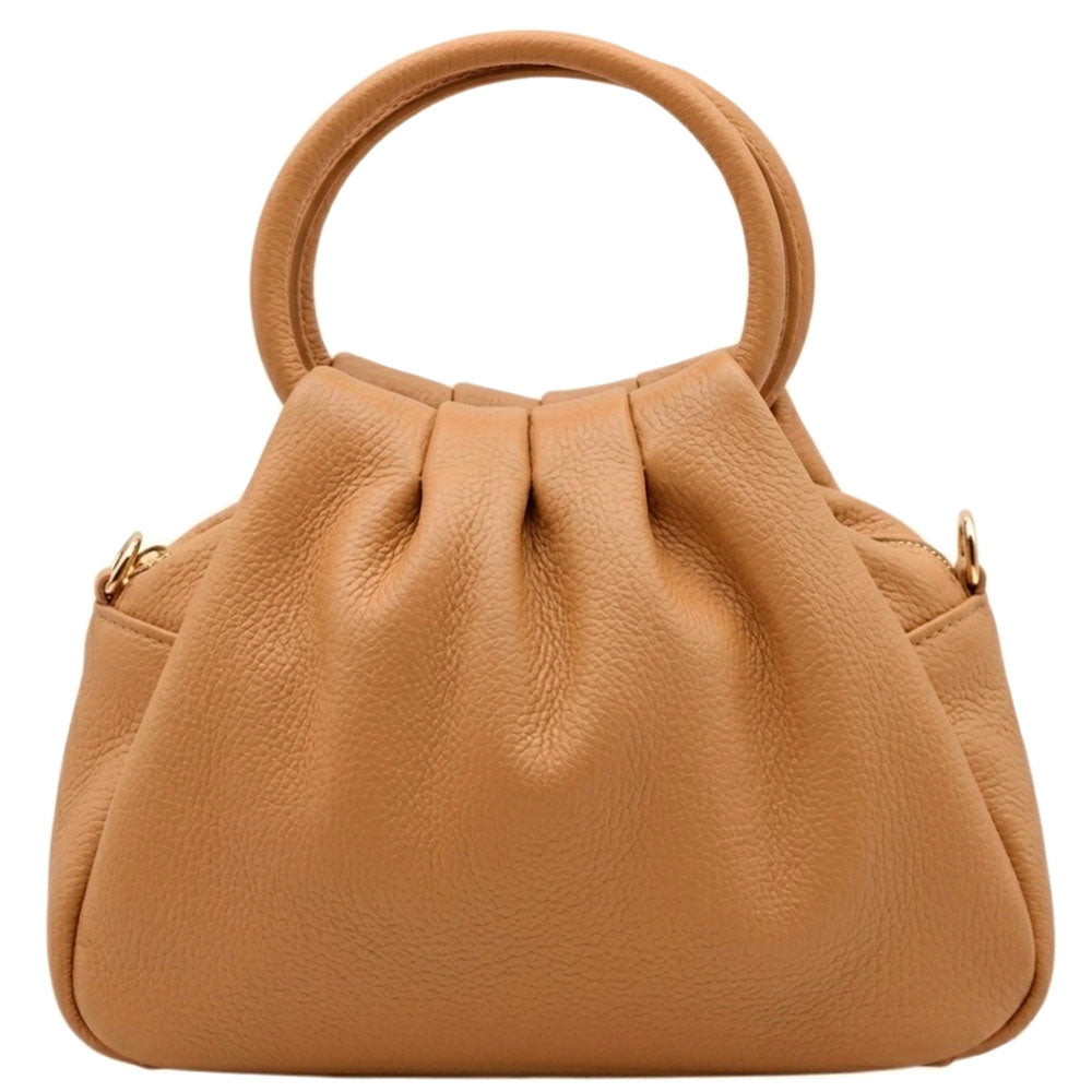 Velmora Italian Leather Top Handle Bag - Made In Italy
