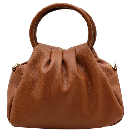 Velmora Italian Leather Top Handle Bag - Made In Italy