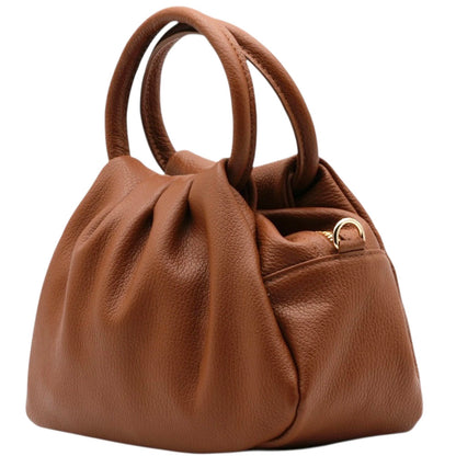 Velmora Italian Leather Top Handle Bag - Made In Italy