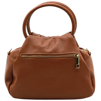 Velmora Italian Leather Top Handle Bag - Made In Italy