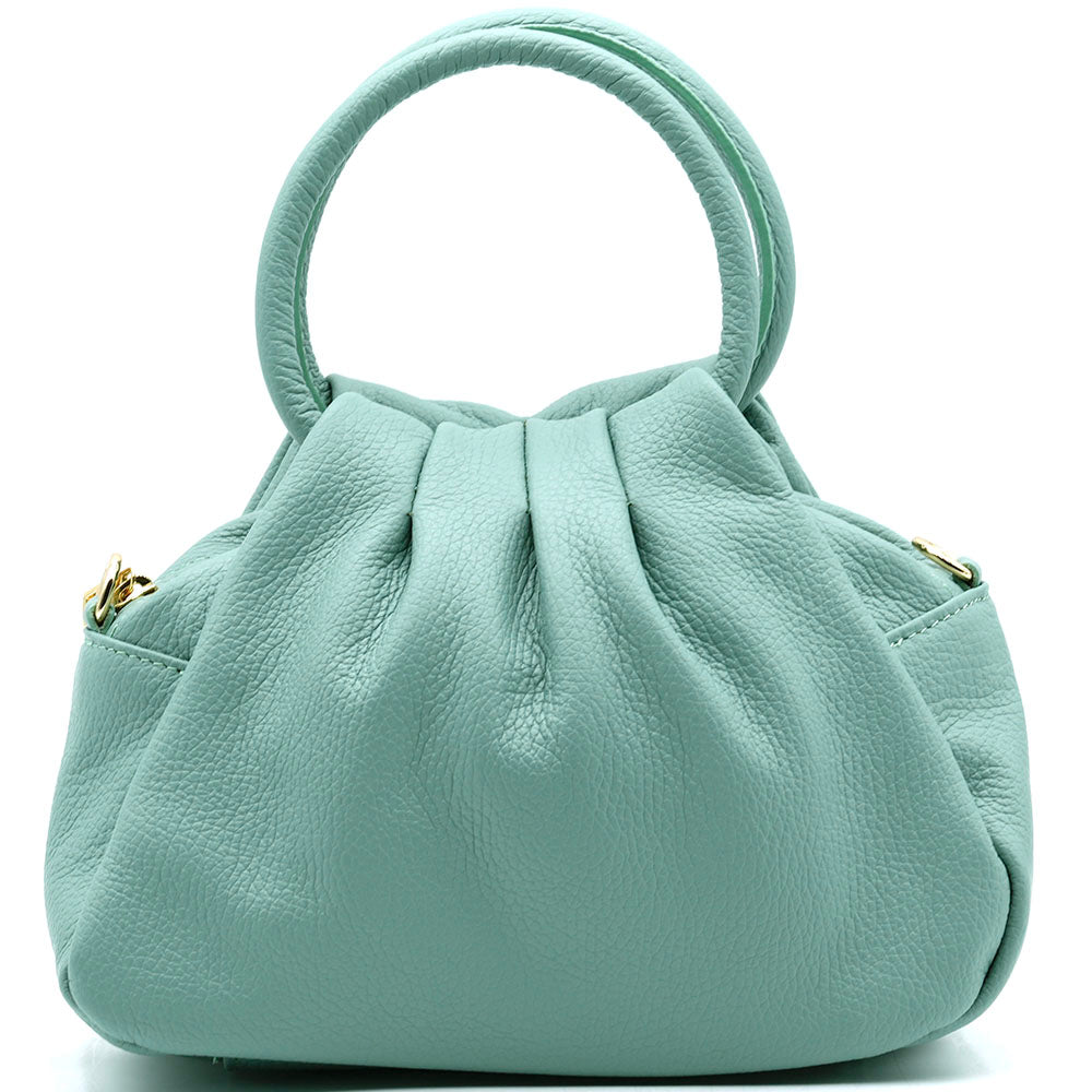 Velmora Italian Leather Top Handle Bag - Made In Italy