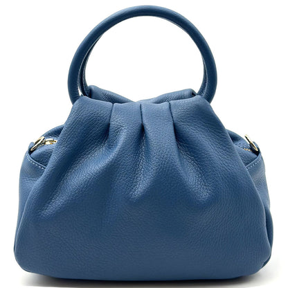 Velmora Italian Leather Top Handle Bag - Made In Italy