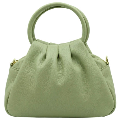 Velmora Italian Leather Top Handle Bag - Made In Italy