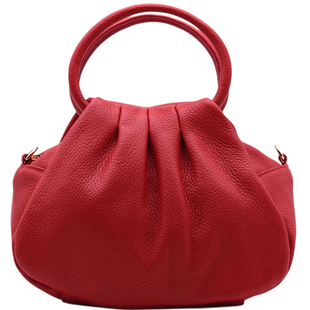 Velmora Italian Leather Top Handle Bag - Made In Italy