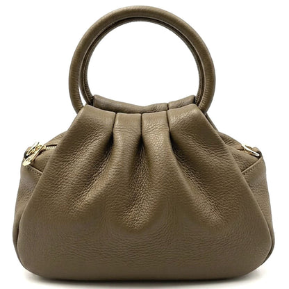 Velmora Italian Leather Top Handle Bag - Made In Italy