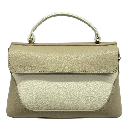 Maristella Italian Cow Leather Mini Top Handle Bag - Made In Italy
