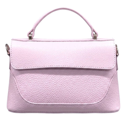 Maristella Italian Cow Leather Mini Top Handle Bag - Made In Italy