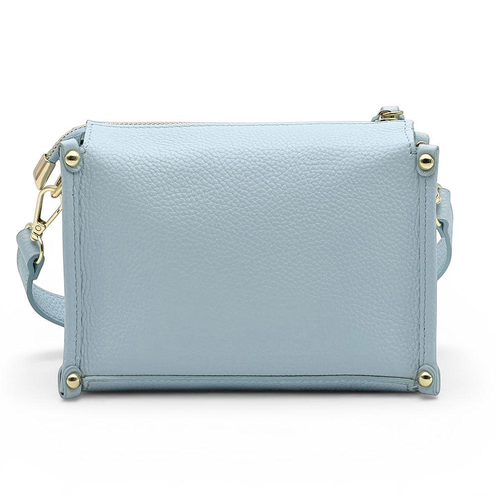 Cipressino Italian Cow Leather Mini Crossbody Bag - Made In Italy