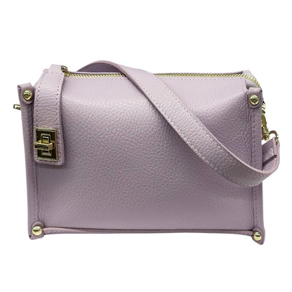 Cipressino Italian Cow Leather Mini Crossbody Bag - Made In Italy
