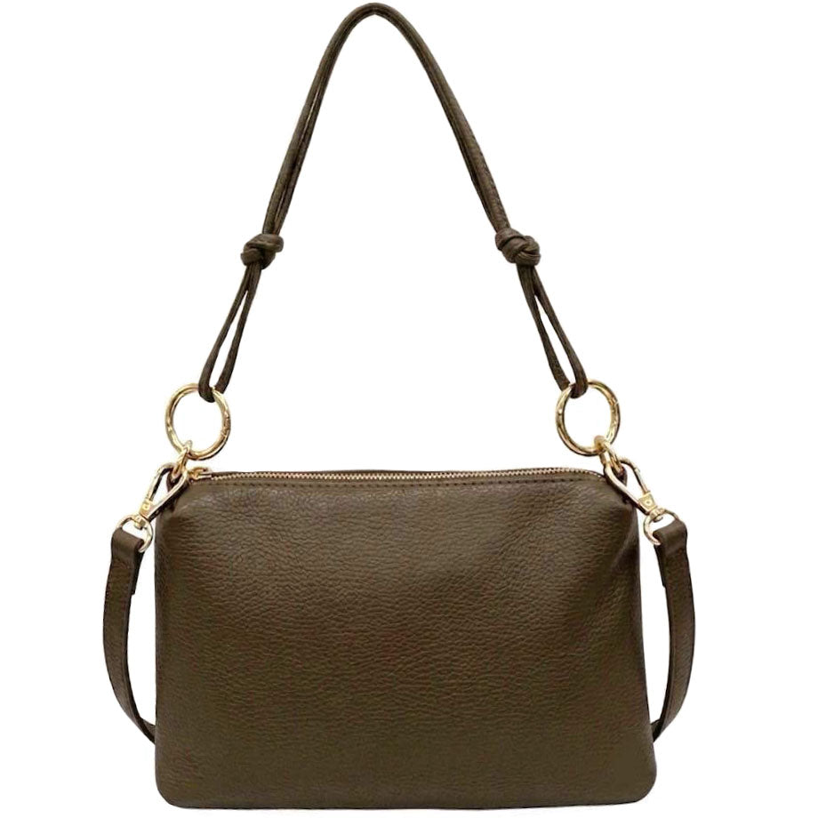 Neriva Soft Cow Leather Mini Shoulder and Crossbody Bag - Made In Italy