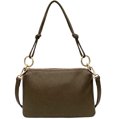 Neriva Soft Cow Leather Mini Shoulder and Crossbody Bag - Made In Italy
