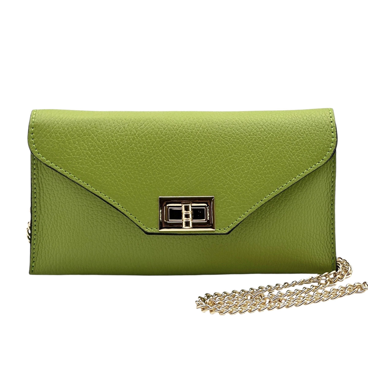 Teodora Italian Leather Clutch - Made In Italy