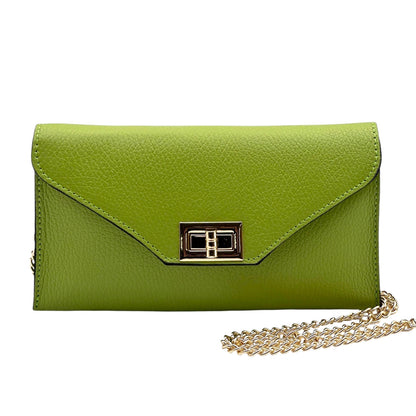 Teodora Italian Leather Clutch - Made In Italy