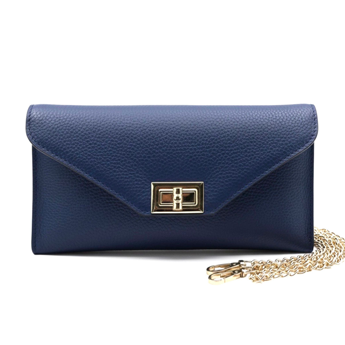Teodora Italian Leather Clutch - Made In Italy