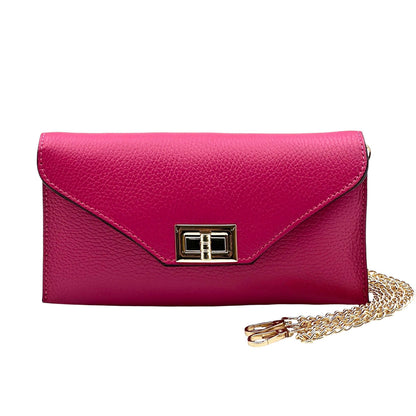 Teodora Italian Leather Clutch - Made In Italy