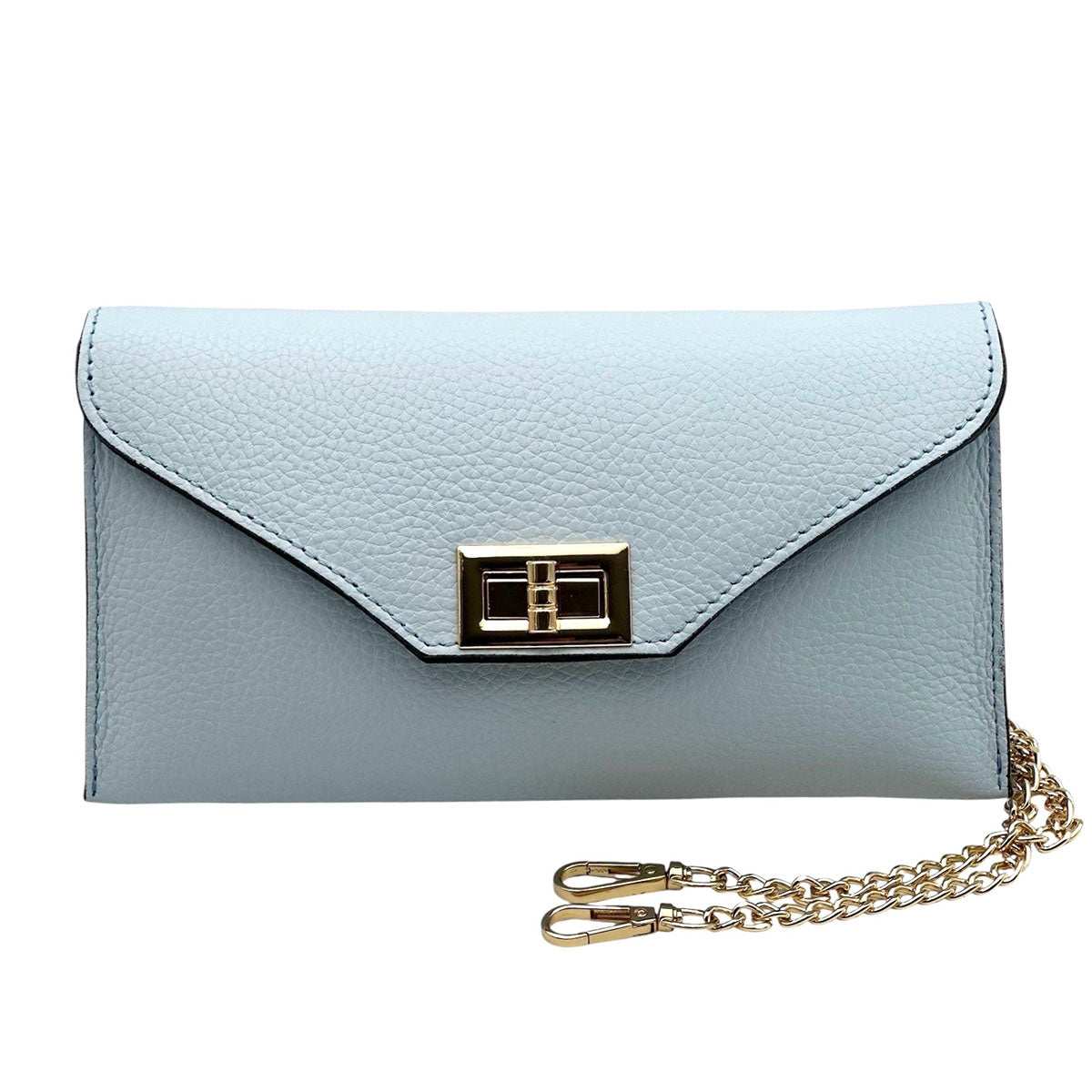 Teodora Italian Leather Clutch - Made In Italy
