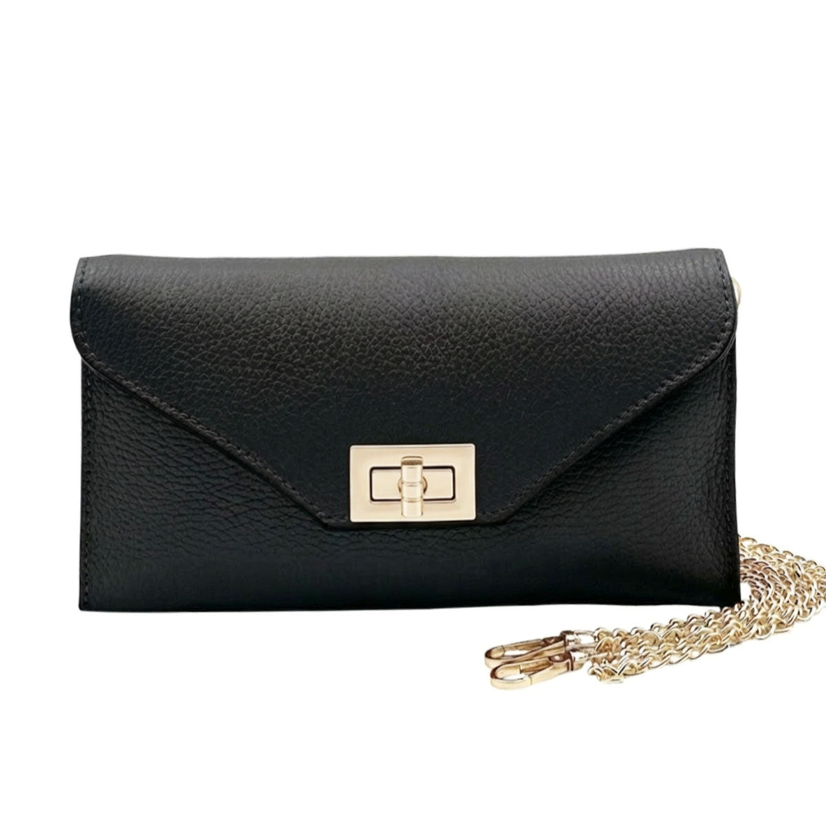 Teodora Italian Leather Clutch - Made In Italy