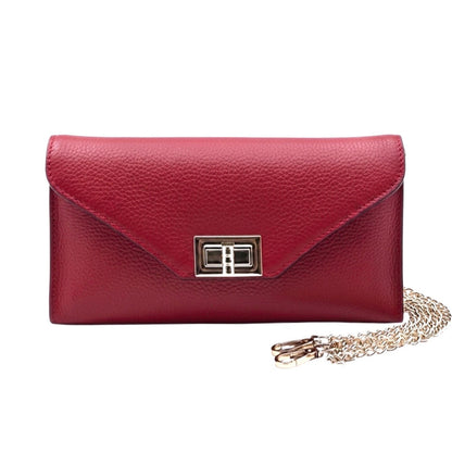 Teodora Italian Leather Clutch - Made In Italy