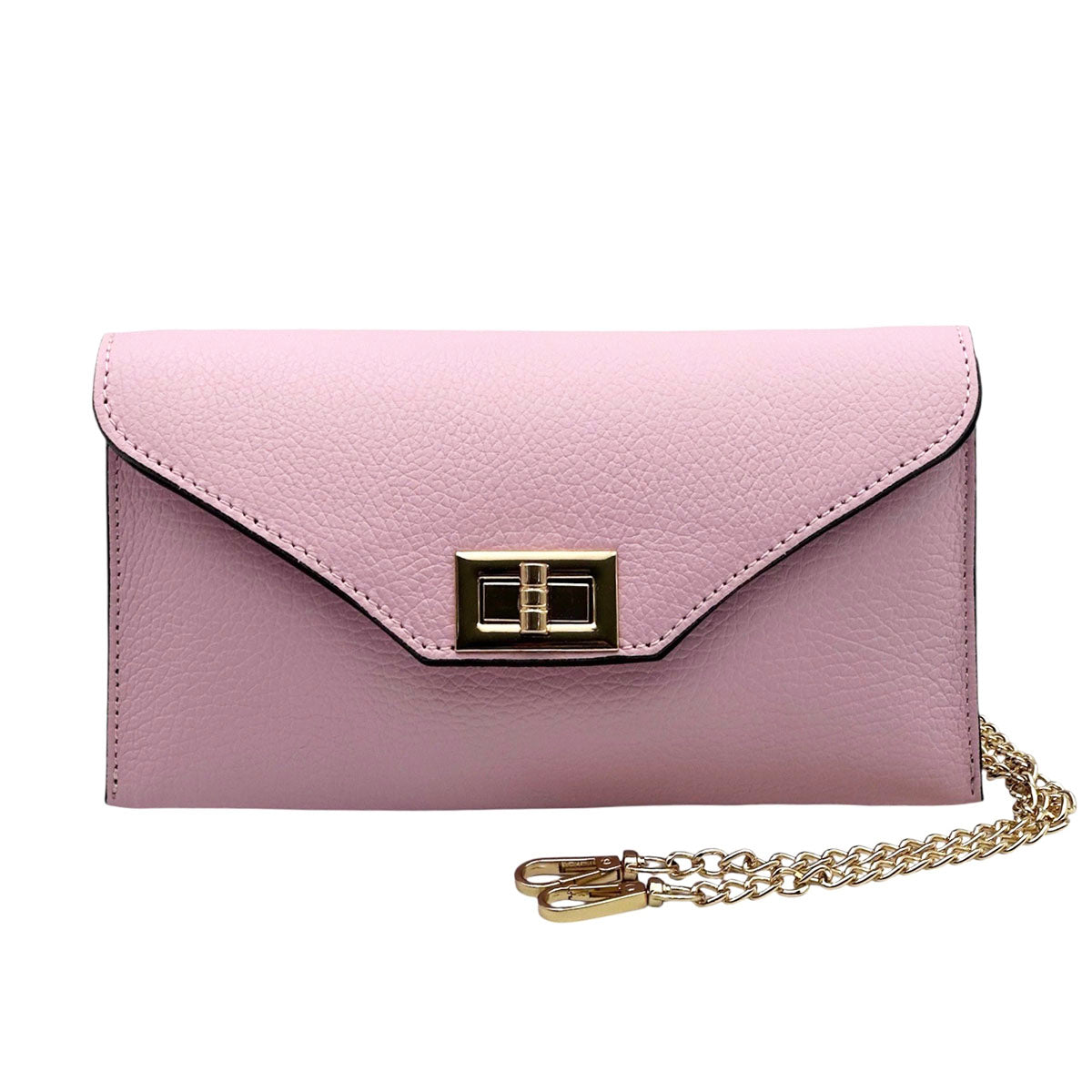 Teodora Italian Leather Clutch - Made In Italy