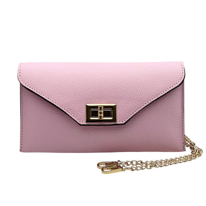 Teodora Italian Leather Clutch - Made In Italy