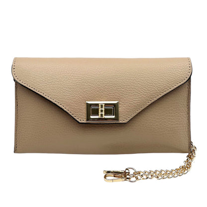 Teodora Italian Leather Clutch - Made In Italy