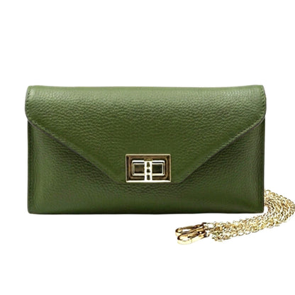 Teodora Italian Leather Clutch - Made In Italy