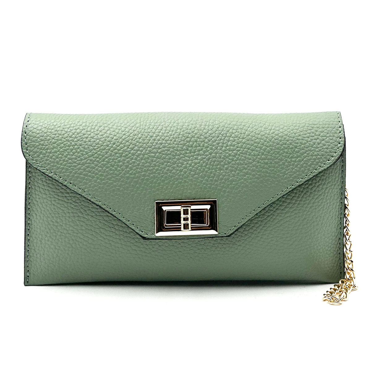 Teodora Italian Leather Clutch - Made In Italy