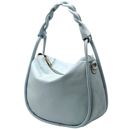 Alina Italian Leather Hobo Bag - Made In Italy