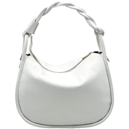 Alina Italian Leather Hobo Bag - Made In Italy