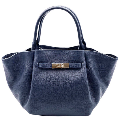 Vivara Soft Leather Tote Bag - Made In Italy