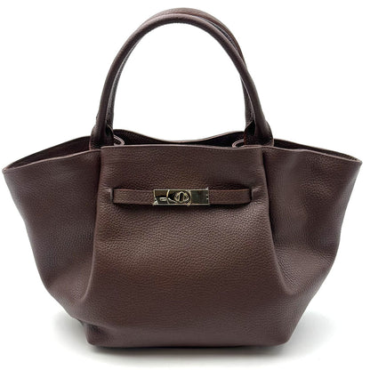 Vivara Soft Leather Tote Bag - Made In Italy