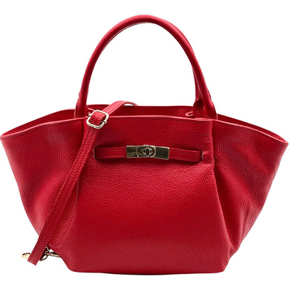 Vivara Soft Leather Tote Bag - Made In Italy