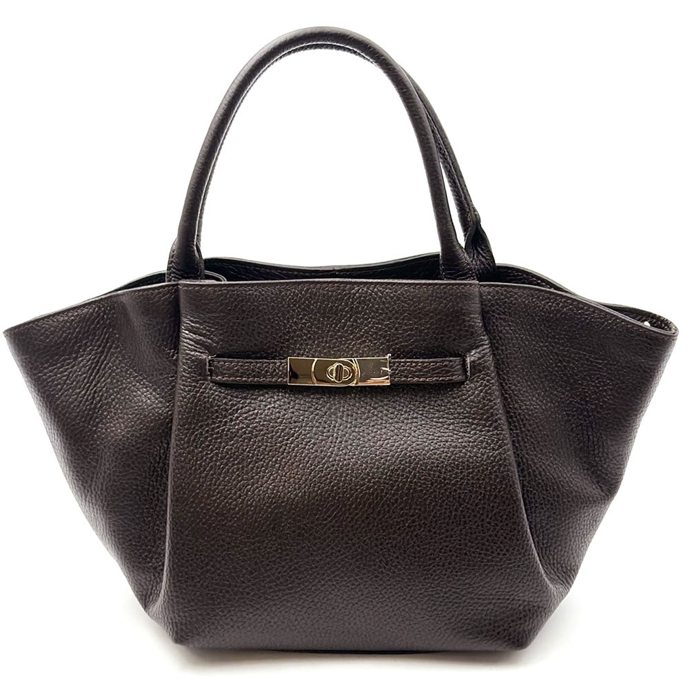 Vivara Soft Leather Tote Bag - Made In Italy
