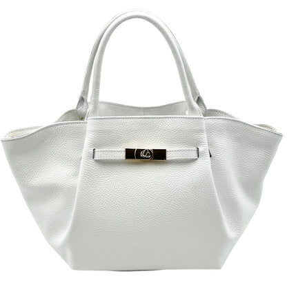 Vivara Soft Leather Tote Bag - Made In Italy