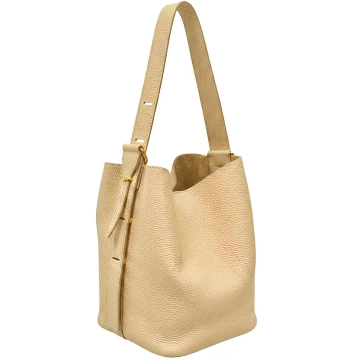Ischia Dollaro Leather Shoulder Bag - Made In Italy