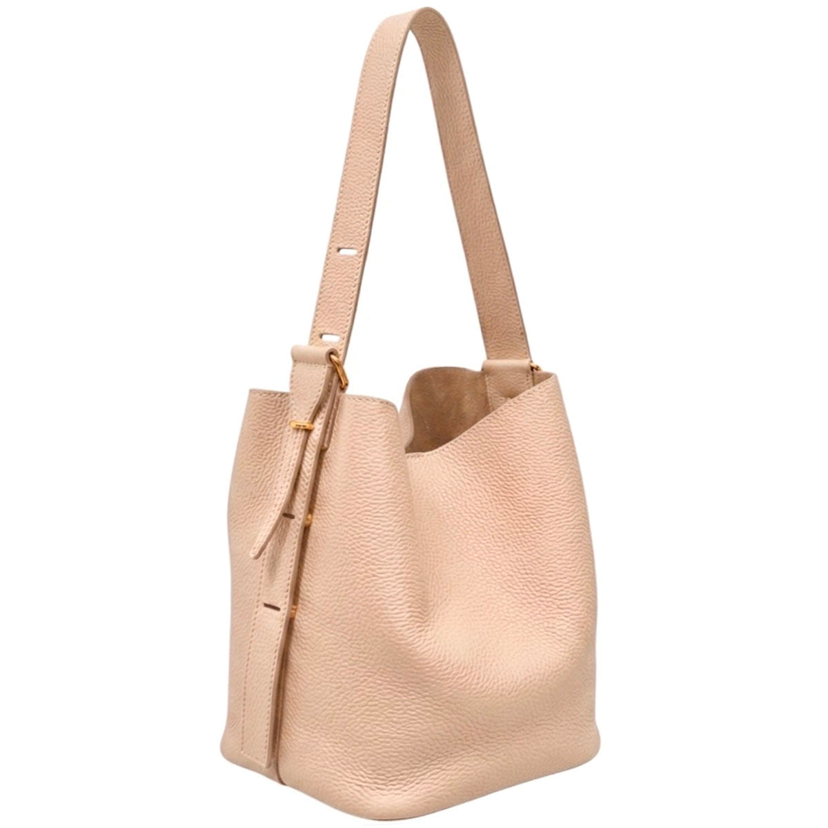 Ischia Dollaro Leather Shoulder Bag - Made In Italy