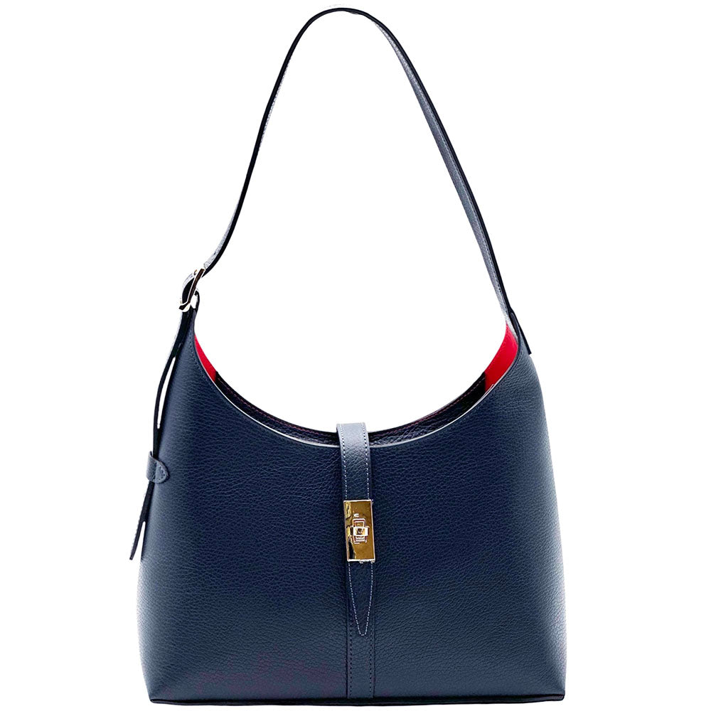 Loredana Italian Leather Shoulder Bag - Made In Italy