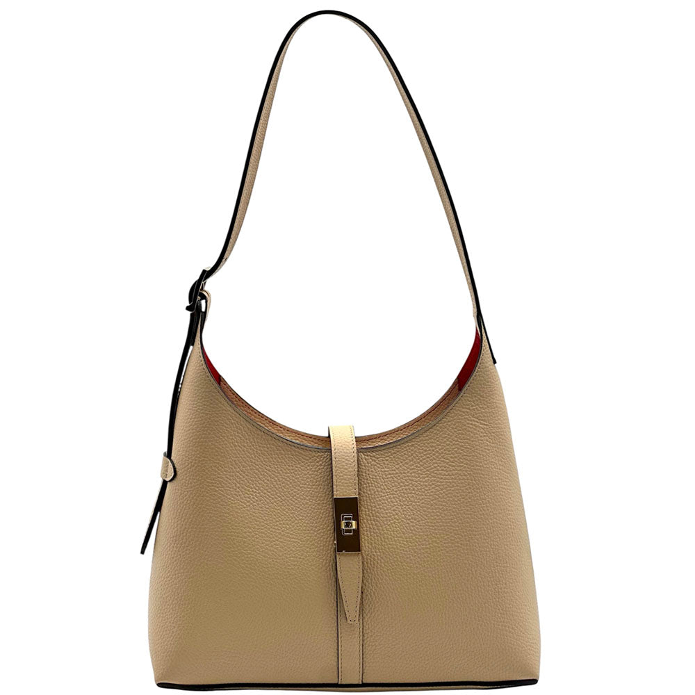 Loredana Italian Leather Shoulder Bag - Made In Italy