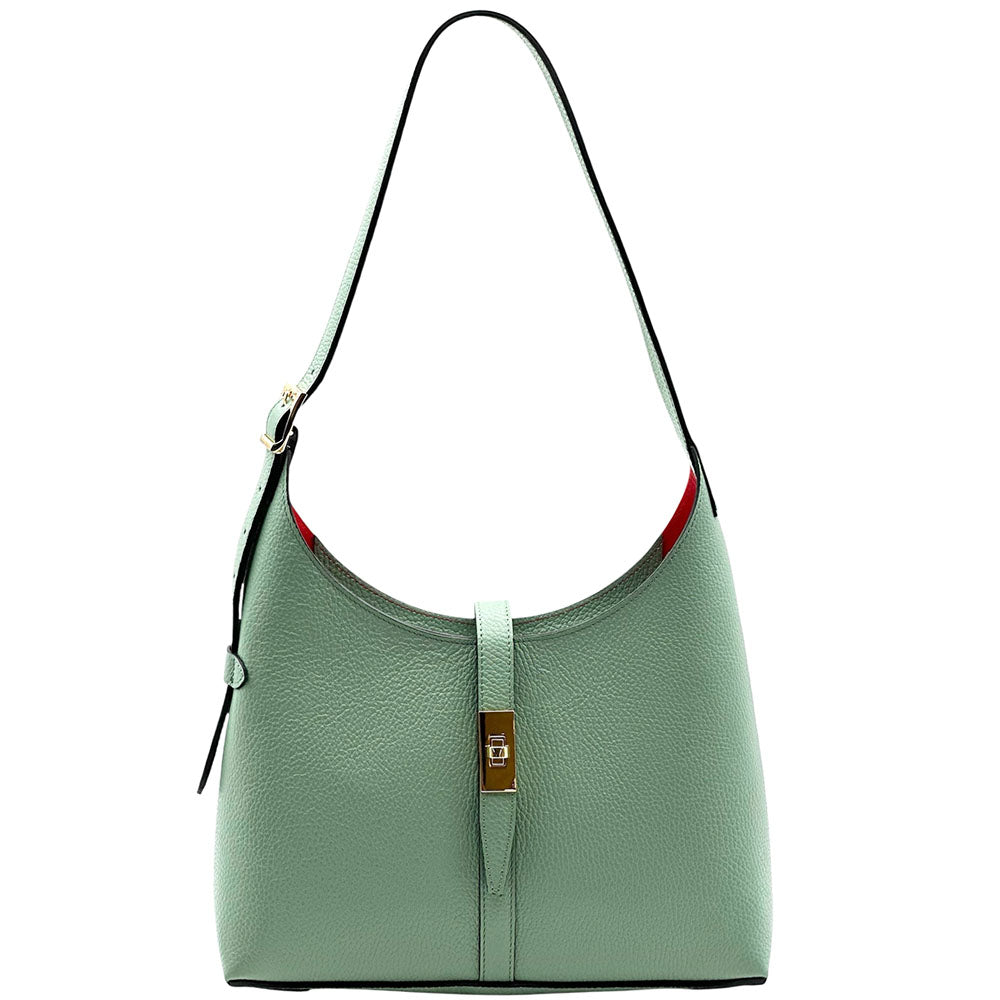Loredana Italian Leather Shoulder Bag - Made In Italy