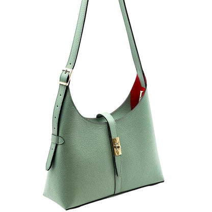 Loredana Italian Leather Shoulder Bag - Made In Italy