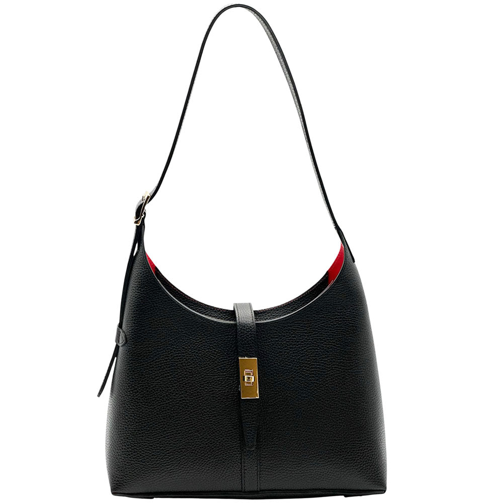Loredana Italian Leather Shoulder Bag - Made In Italy