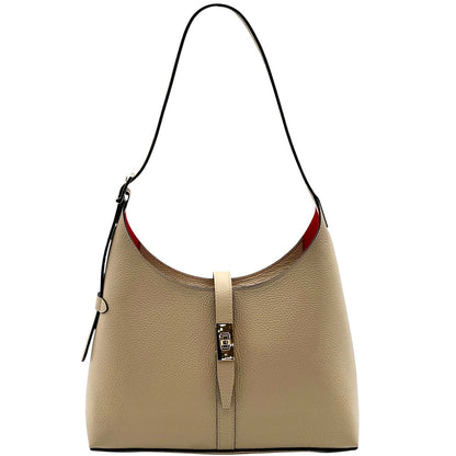 Loredana Italian Leather Shoulder Bag - Made In Italy