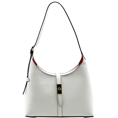 Loredana Italian Leather Shoulder Bag - Made In Italy