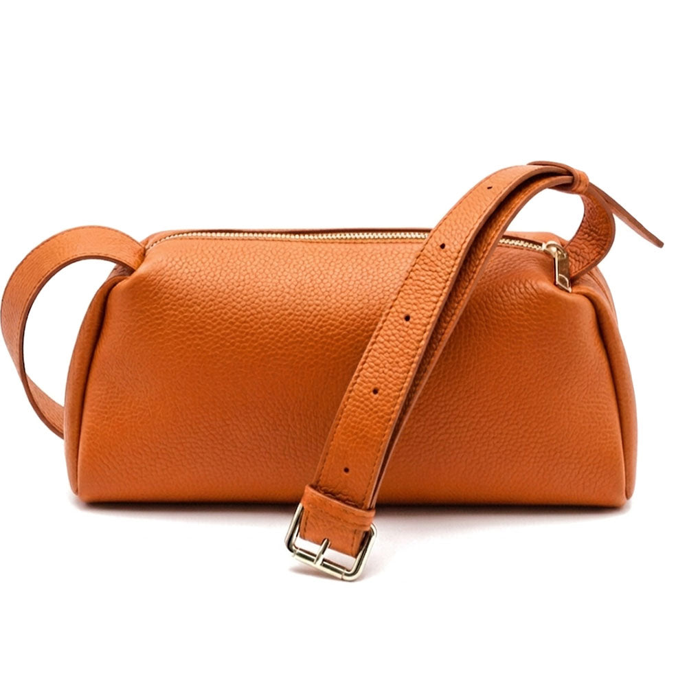 Noa Italian Cow Leather Shoulder Bag - Made In Italy