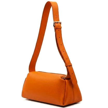 Noa Italian Cow Leather Shoulder Bag - Made In Italy