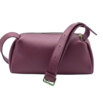 Noa Italian Cow Leather Shoulder Bag - Made In Italy