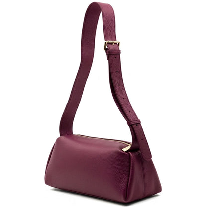 Noa Italian Cow Leather Shoulder Bag - Made In Italy