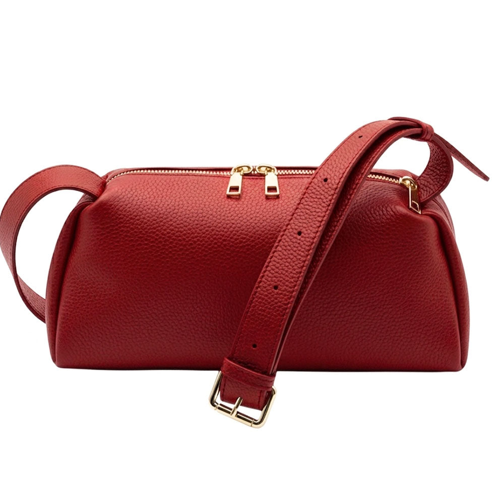Noa Italian Cow Leather Shoulder Bag - Made In Italy